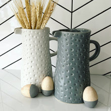Load image into Gallery viewer, White Dimpled Jug