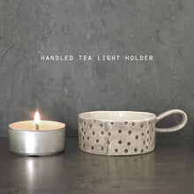Load image into Gallery viewer, Handled Tealight Holder - Dimpled Spot