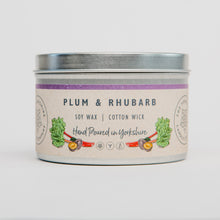 Load image into Gallery viewer, Plum & Rhubarb Tin Candle
