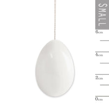 Load image into Gallery viewer, Porcelain Egg - White