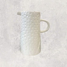Load image into Gallery viewer, White Dimpled Jug