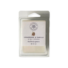 Load image into Gallery viewer, Cedarwood & Vanilla Wax Melts