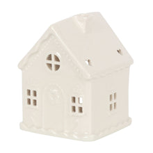 Load image into Gallery viewer, Gingerbread House Tealight Holder with Gingerbread Scented Tealights