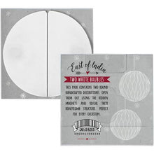 Load image into Gallery viewer, Pair of Paper Baubles - White