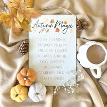 Load image into Gallery viewer, Autumn Magic Metal Sign
