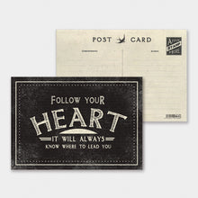 Load image into Gallery viewer, Follow Your Heart Postcard

