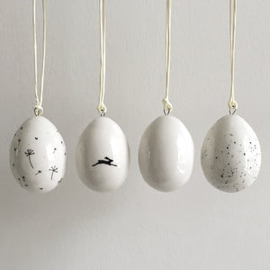 Porcelain Egg - Bunnies