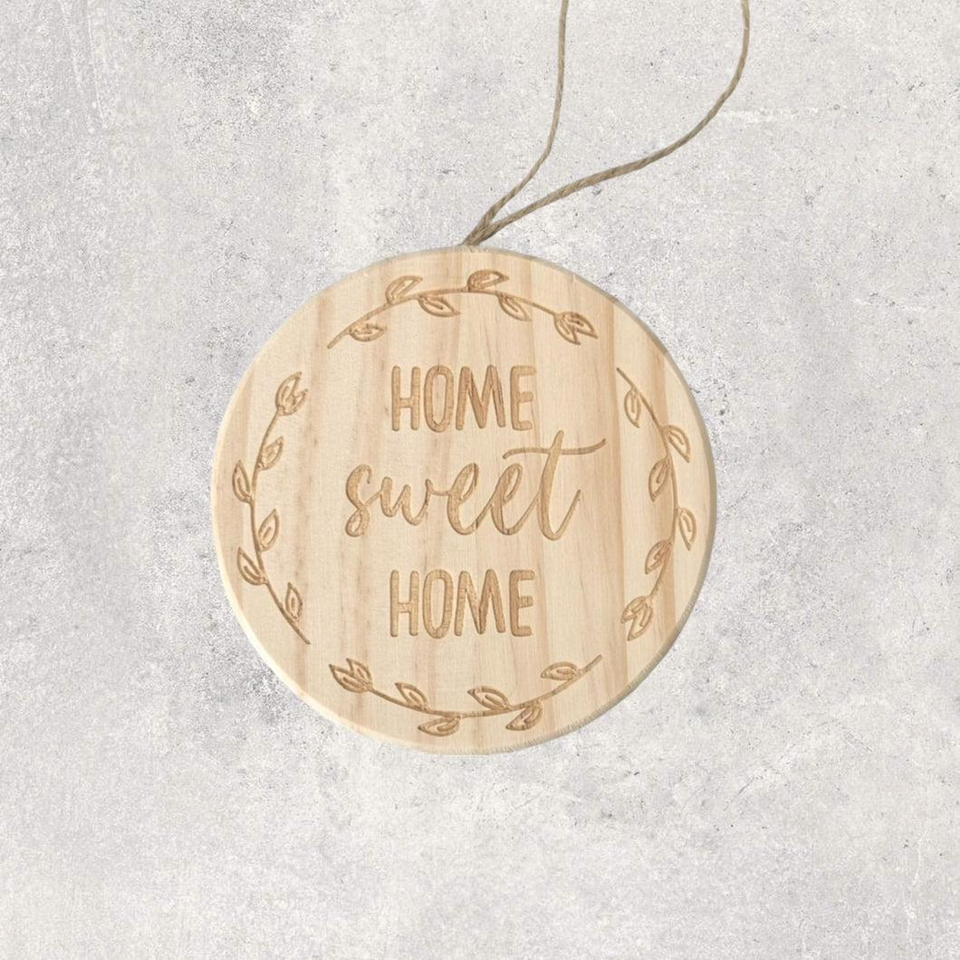 Wooden Hanger - Home Sweet Home