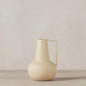 Mini Metal Vase - Sand