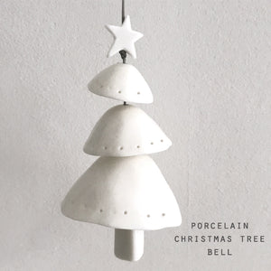 Porcelain Christmas Tree Bell