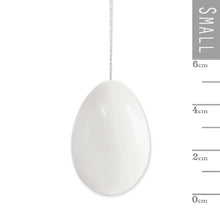 Load image into Gallery viewer, Porcelain Egg - White
