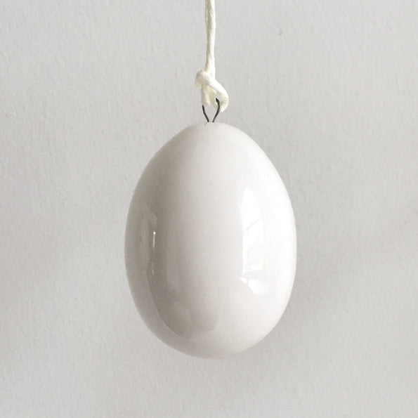 Porcelain Egg - White