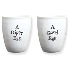Load image into Gallery viewer, Porcelain Egg Cup - A Good Egg

