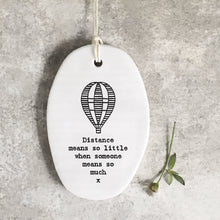 Load image into Gallery viewer, Porcelain Hanger - Hot Air Balloon
