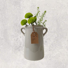 Load image into Gallery viewer, Tall Grey Vase With Handles
