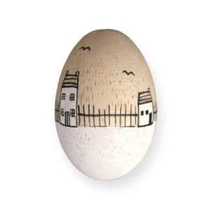 Painted Wooden Eggs