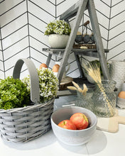 Load image into Gallery viewer, Grey Woven Lined Basket
