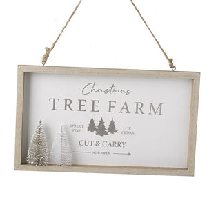 Christmas Tree Farm Wooden Sign