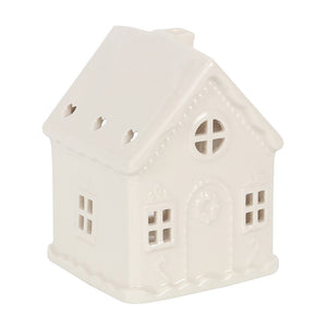 Gingerbread House Tealight Holder with Gingerbread Scented Tealights