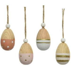 Hanging Wooden Eggs
