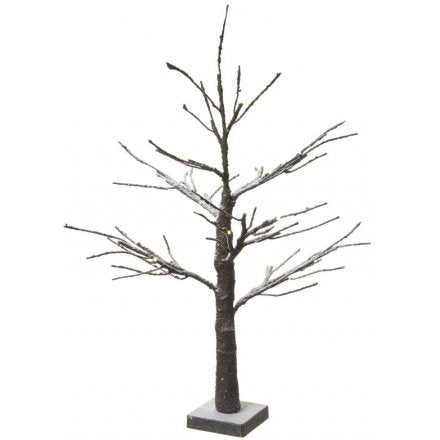 LED Snowy Twig Tree