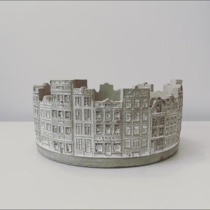Imperfect Large Round Buildings Cement Planter