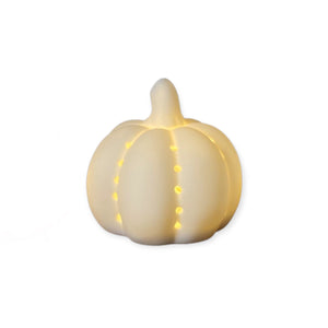 Light Up Ceramic Pumpkin