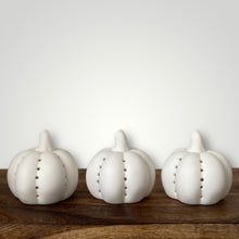 Load image into Gallery viewer, Light Up Ceramic Pumpkin
