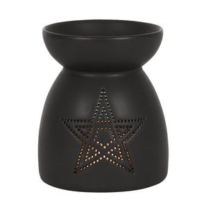 Black Pentagram Oil Burner