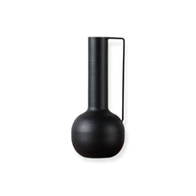 Load image into Gallery viewer, Medium Metal Vase - Black
