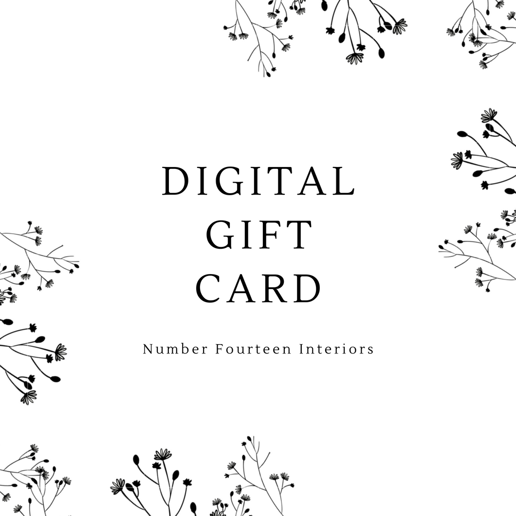 No14 Interiors Digital Gift Card