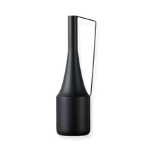 Load image into Gallery viewer, Tall Metal Vase - Black
