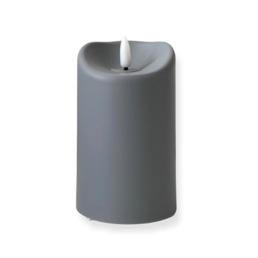LED Pillar Candle With Realistic Flame